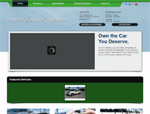 Tablet Screenshot of palmettocarsofcola.com